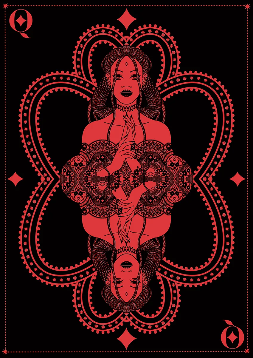 Queen Card Zosia Paszkiet