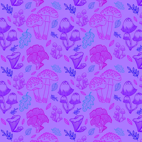 Purple Mushrooms
