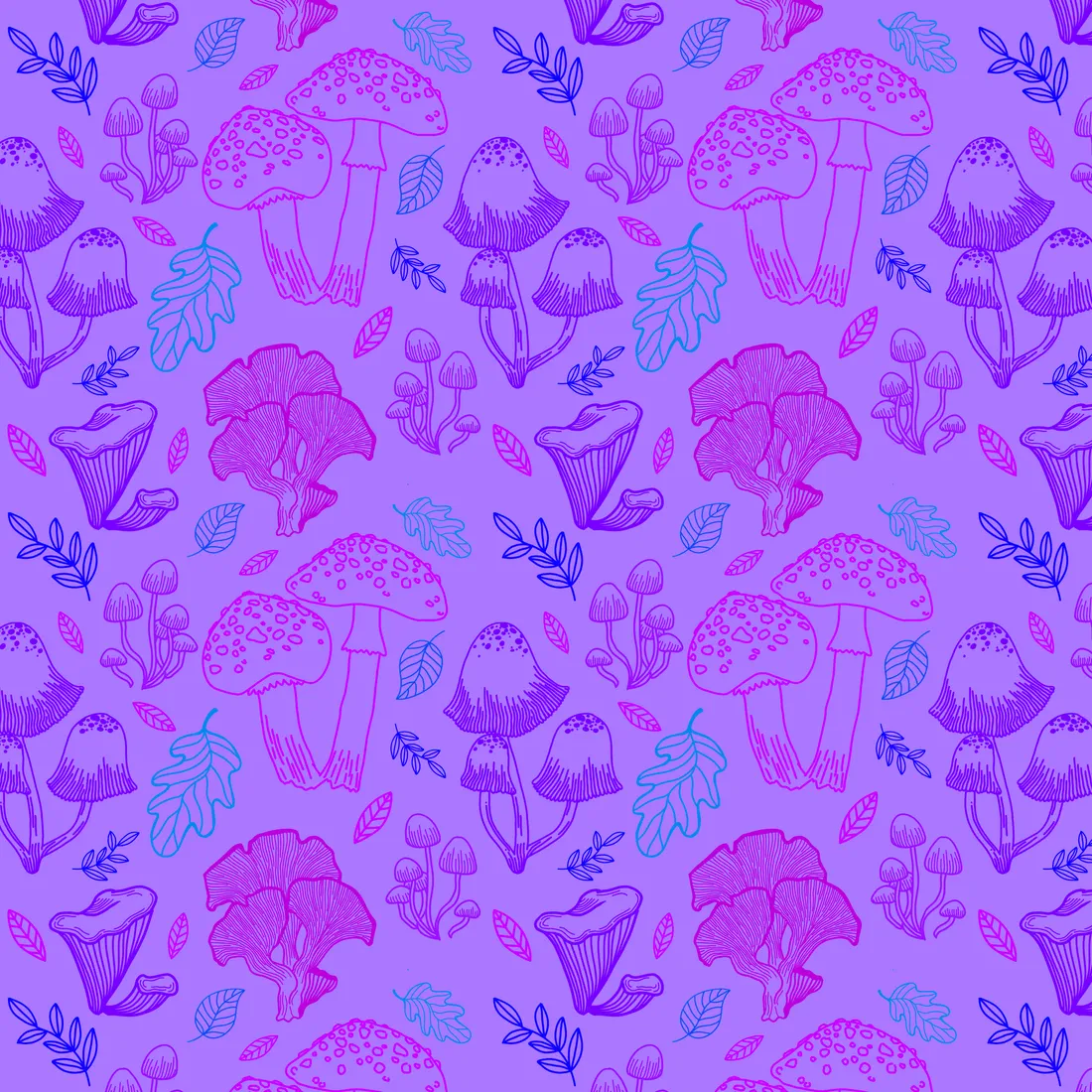 Purple Mushrooms